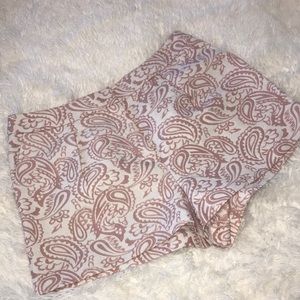 Pink White Shorts Sz 12